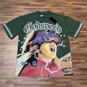 Godspeed Adventure Graphic Tee - Forest Green
